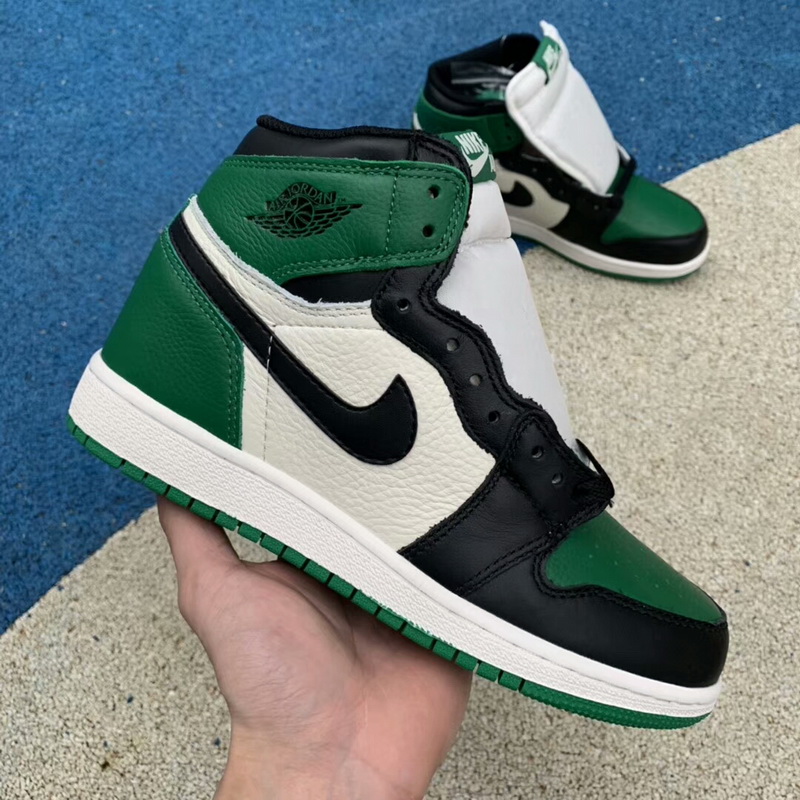 Authentic Air Jordan 1 Retro High Pine Green women